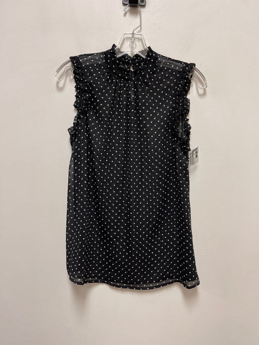 Top Sleeveless By Who What Wear In Black, Size: S