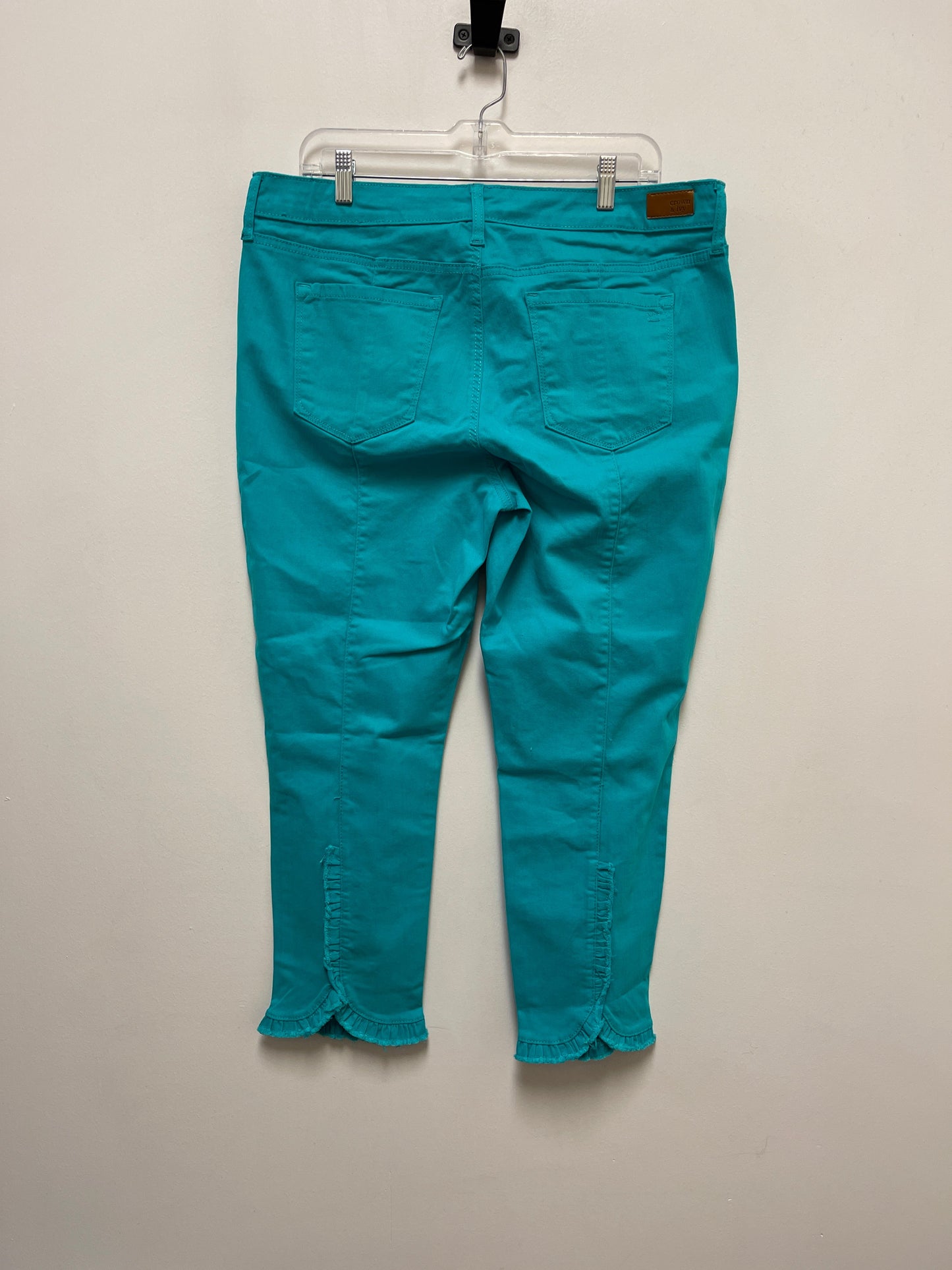 Pants Other By Crown And Ivy In Teal, Size: 14