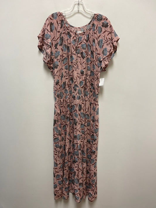 Dress Casual Maxi By Clothes Mentor In Pink, Size: 1x