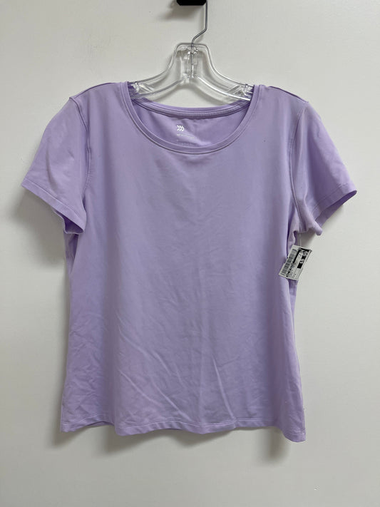 Athletic Top Short Sleeve By All In Motion In Purple, Size: S