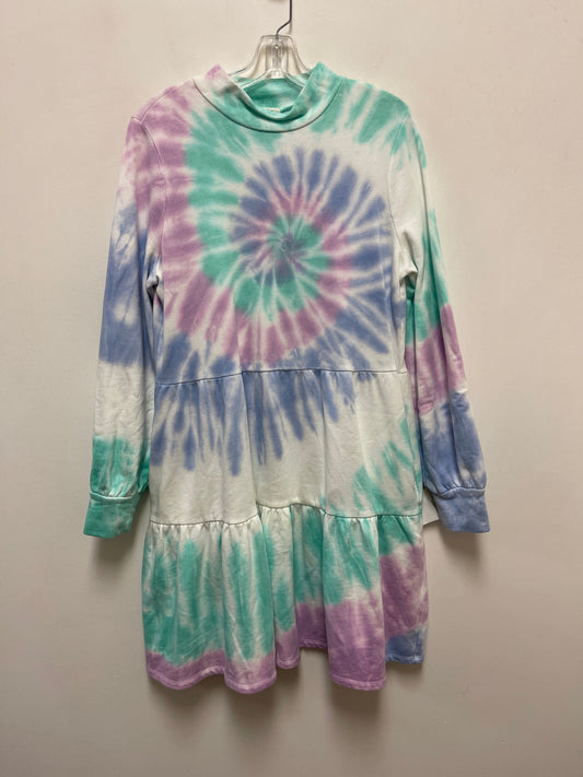 Dress Casual Midi By Style And Company In Tie Dye Print, Size: L