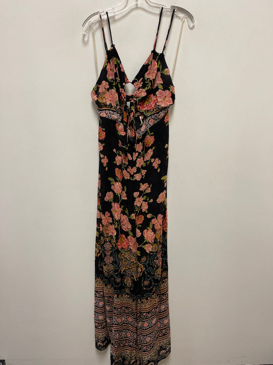 Dress Casual Maxi By Free People In Black, Size: L