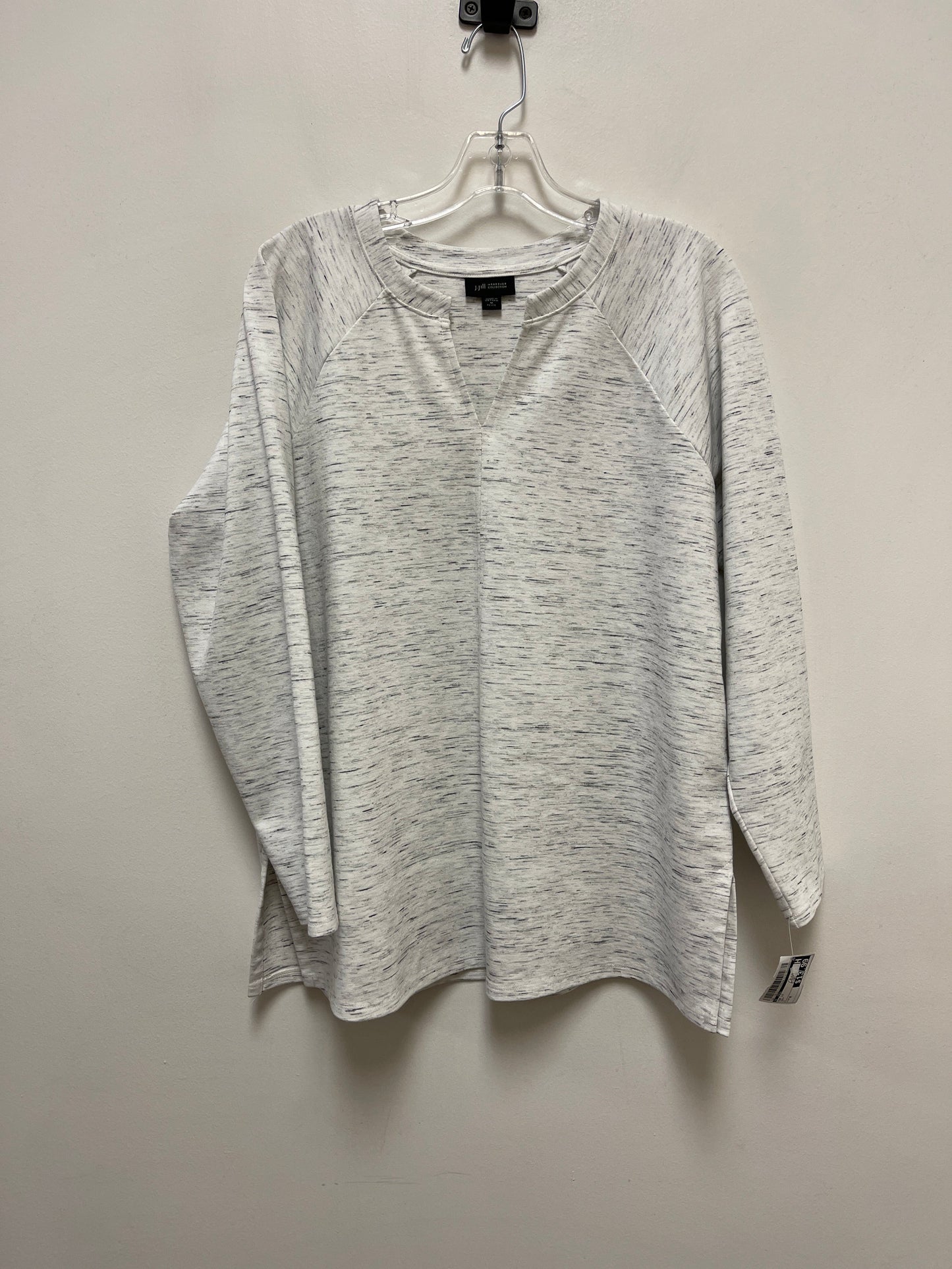 Top Long Sleeve By J. Jill In Grey, Size: M