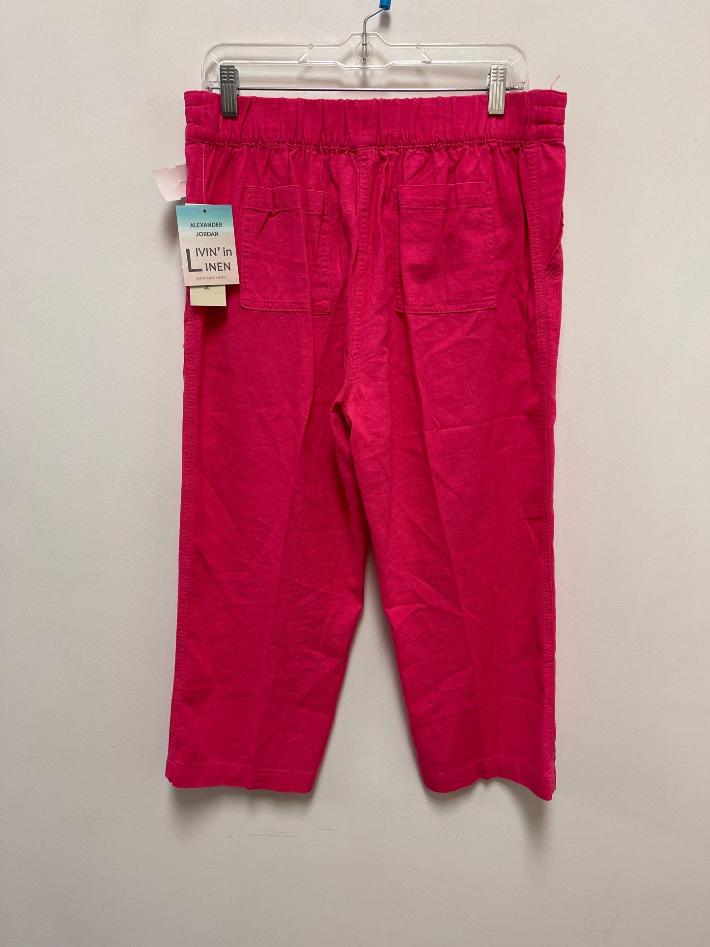 Pants Linen By Clothes Mentor In Pink, Size: M