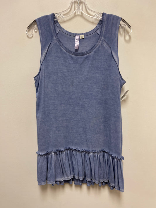 Tunic Sleeveless By Alya In Blue, Size: M