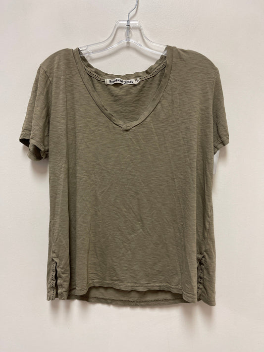 Top Short Sleeve By Michael Stars In Green, Size: Onesize