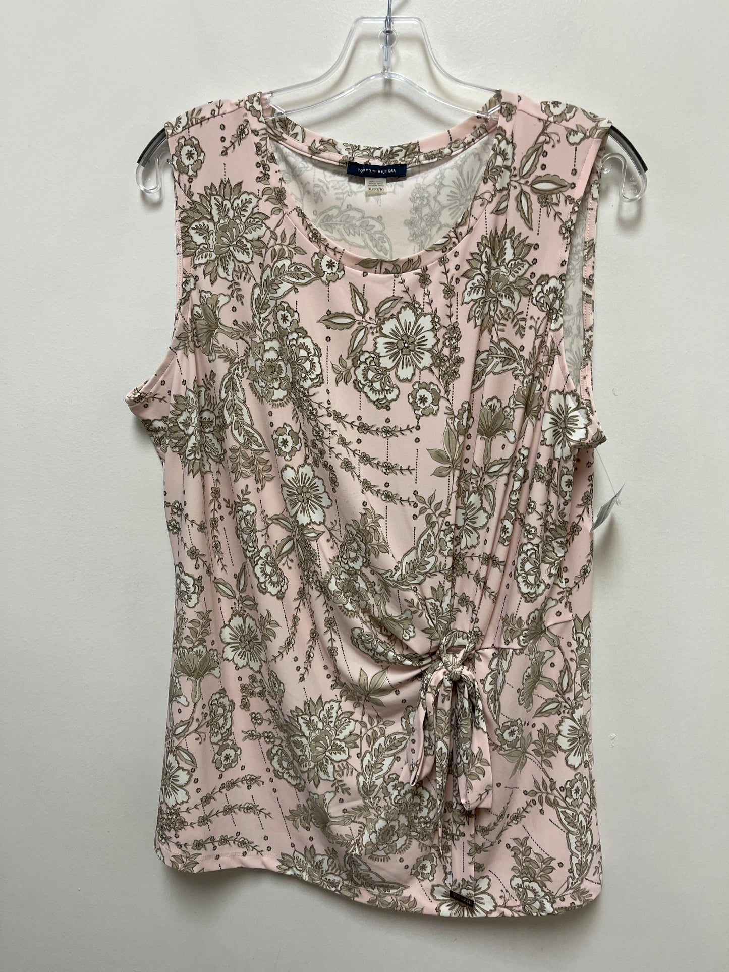 Top Sleeveless By Tommy Hilfiger In Pink, Size: Xl