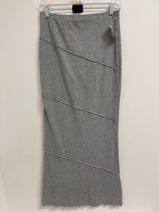 Skirt Maxi By Clothes Mentor In Grey, Size: M