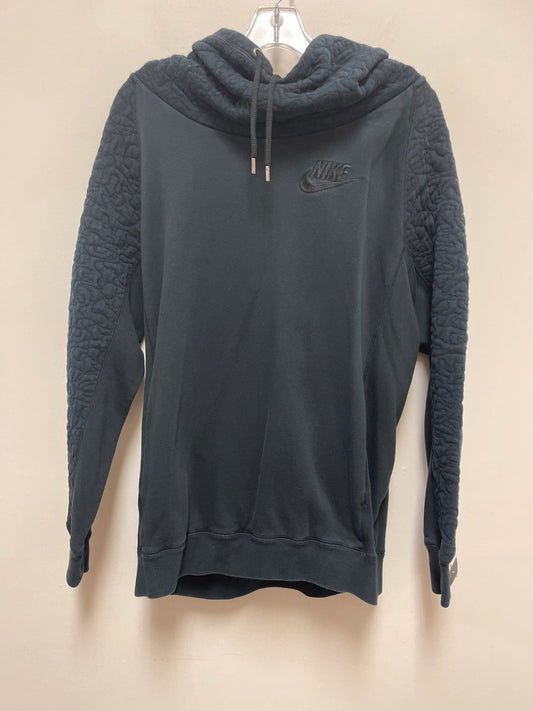 Athletic Sweatshirt Hoodie By Nike Apparel In Black, Size: M