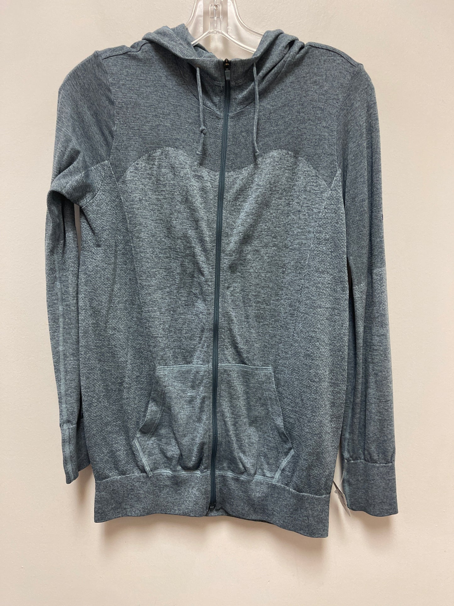 Athletic Top Long Sleeve Hoodie By Nike Apparel In Blue, Size: M