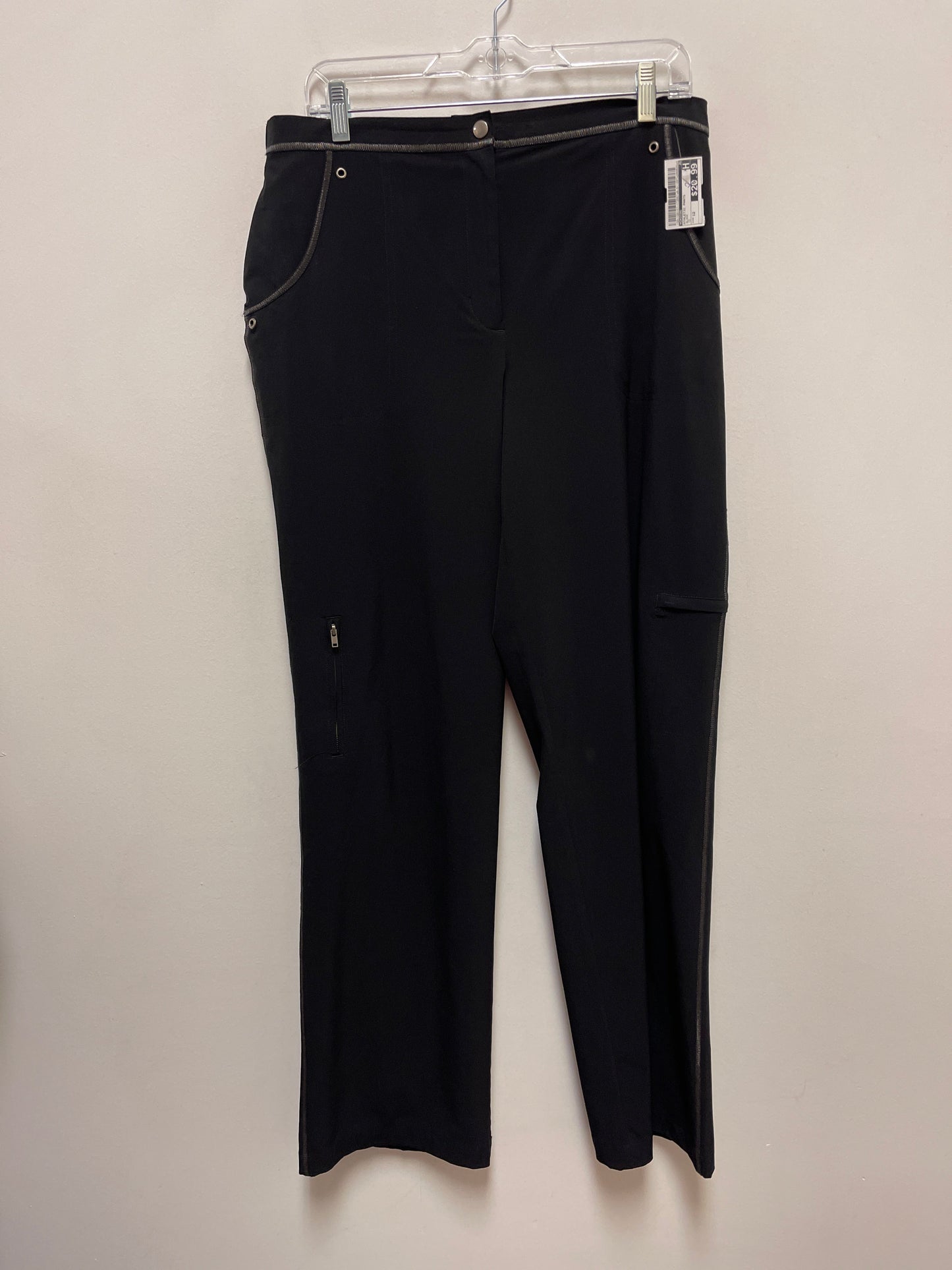 Athletic Pants By Chicos In Black, Size: 12