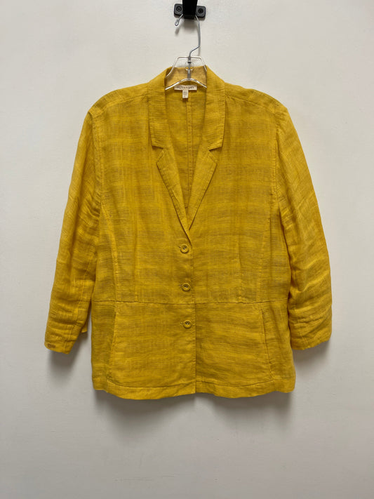 Blazer By Eileen Fisher In Yellow, Size: Xl