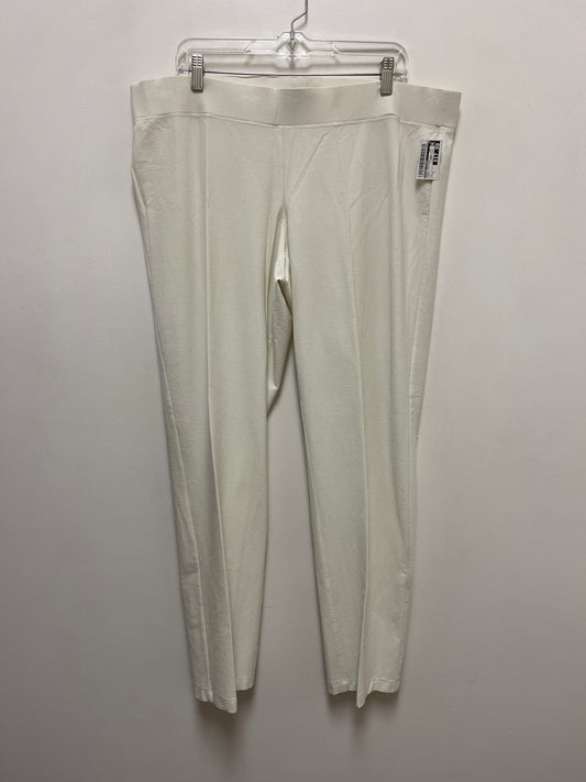 Pants Leggings By Eileen Fisher In Cream, Size: Xl