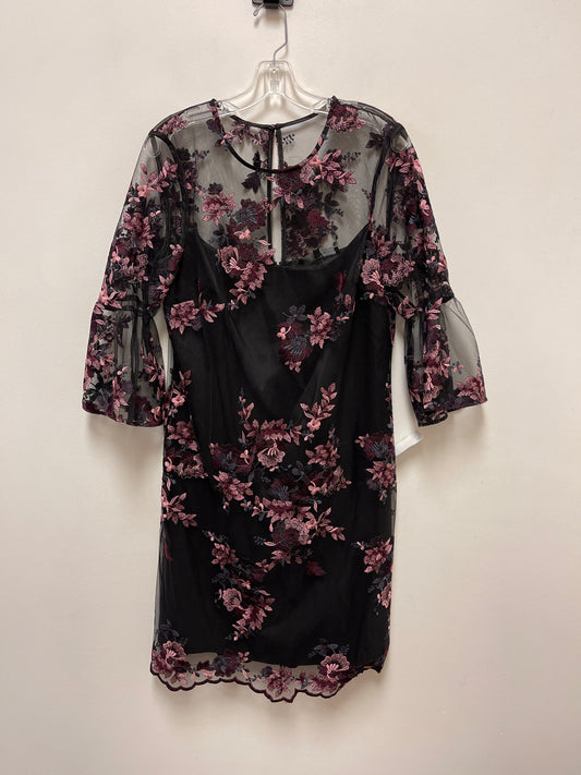 Dress Casual Midi By White House Black Market In Purple, Size: L