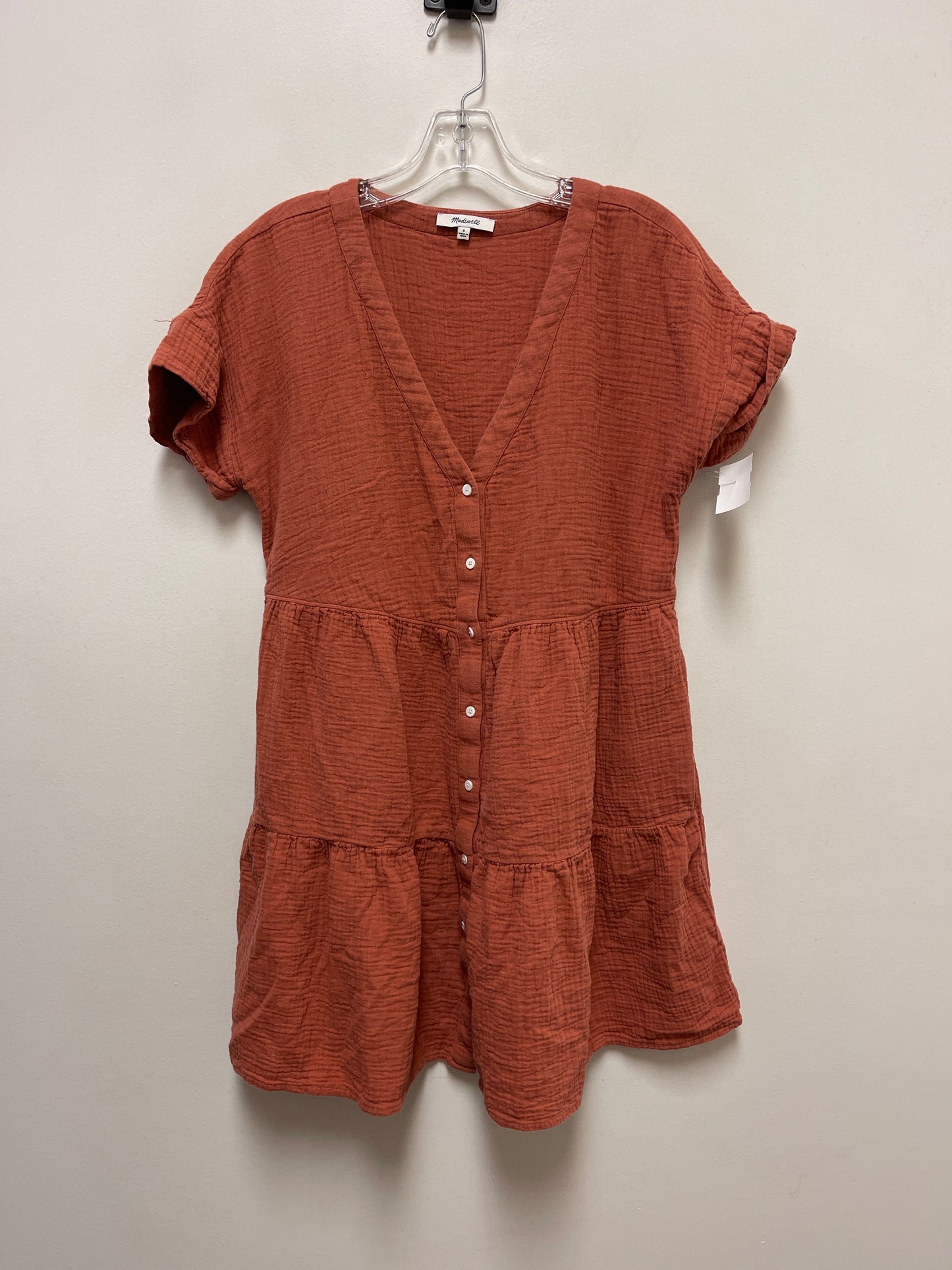 Dress Casual Short By Madewell In Orange, Size: S