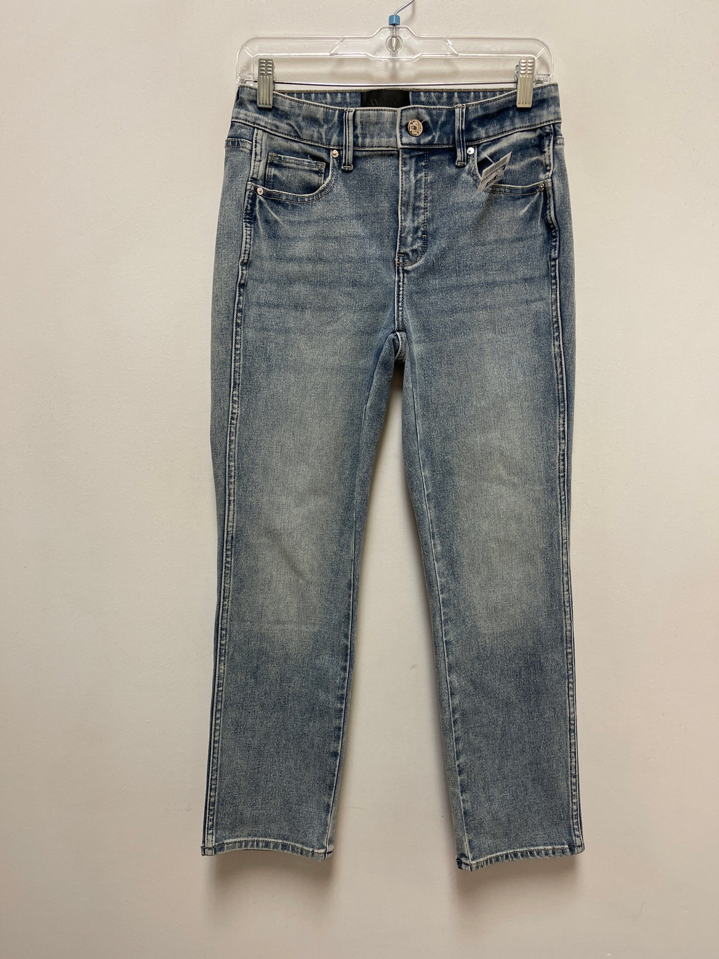 Jeans Straight By White House Black Market In Blue Denim, Size: 2