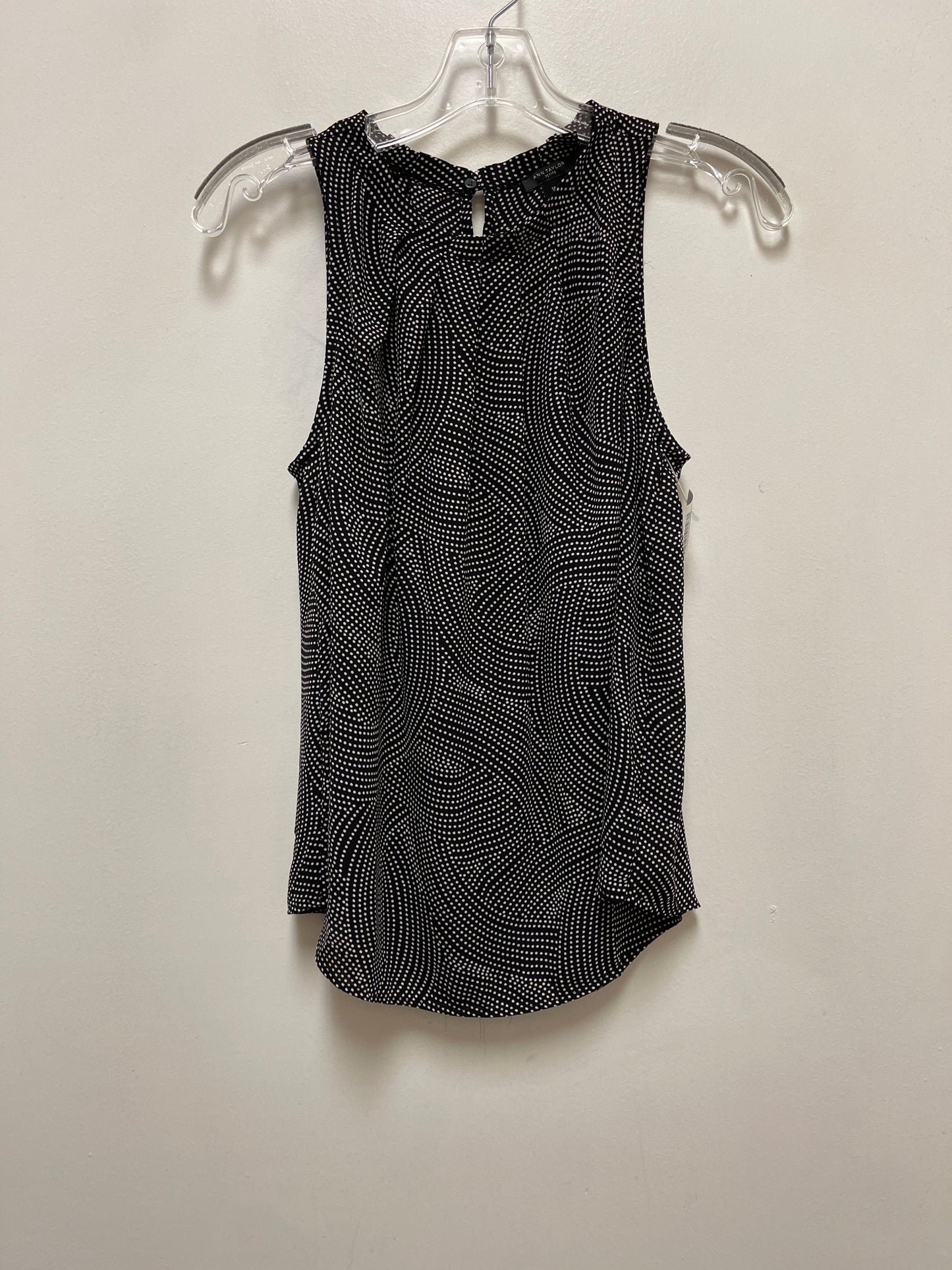 Top Sleeveless By Ann Taylor In Black, Size: S