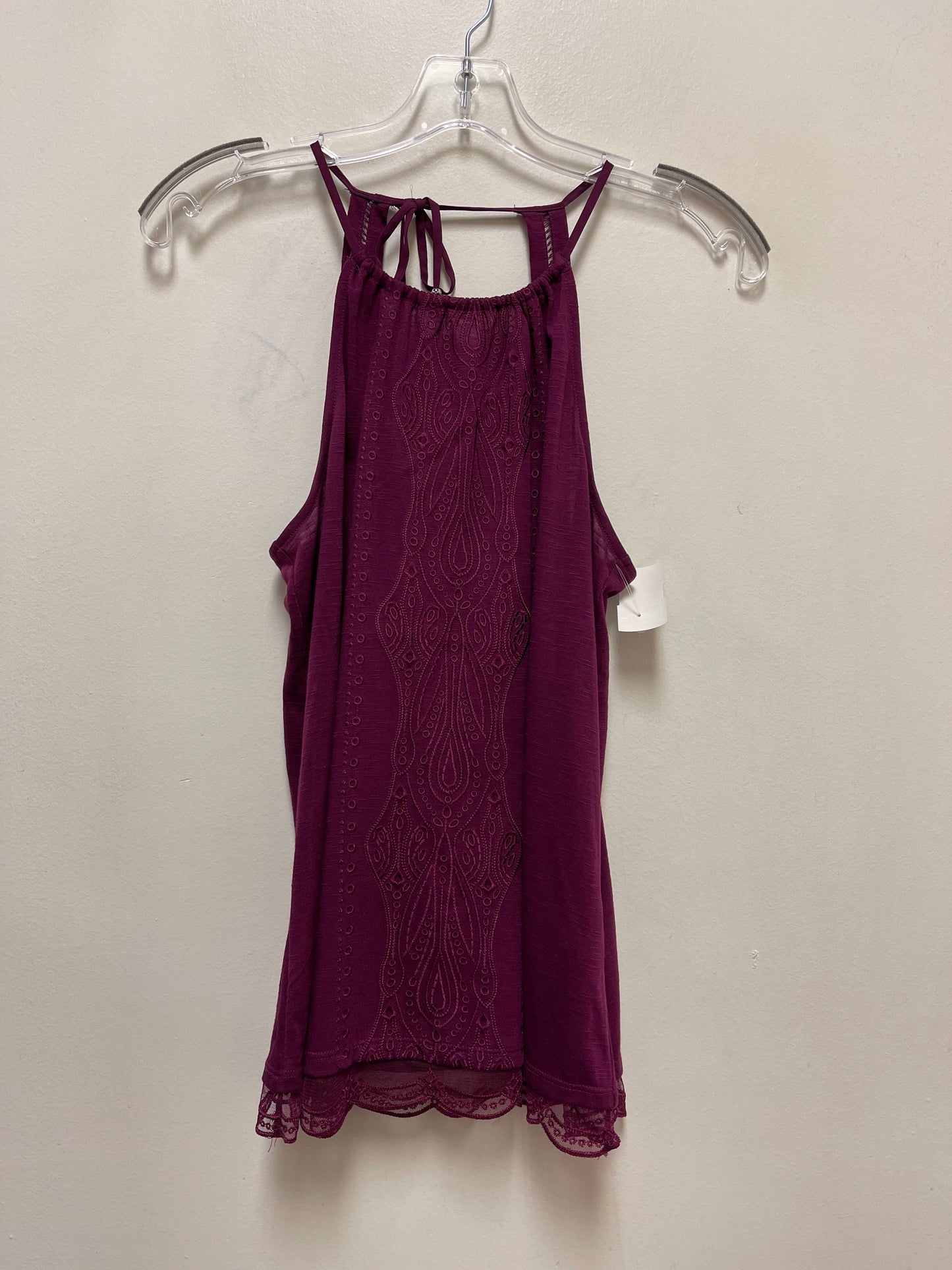 Top Sleeveless By White House Black Market In Purple, Size: Xs