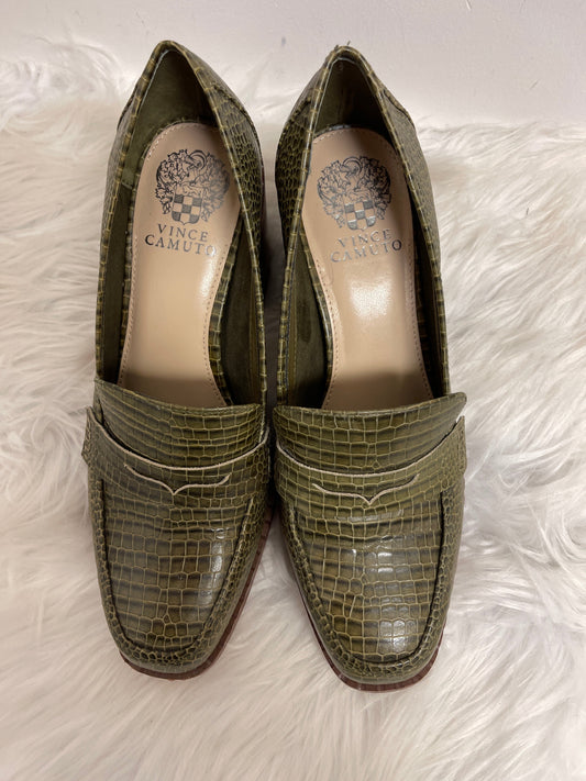 Shoes Heels Block By Vince Camuto In Green, Size: 9.5