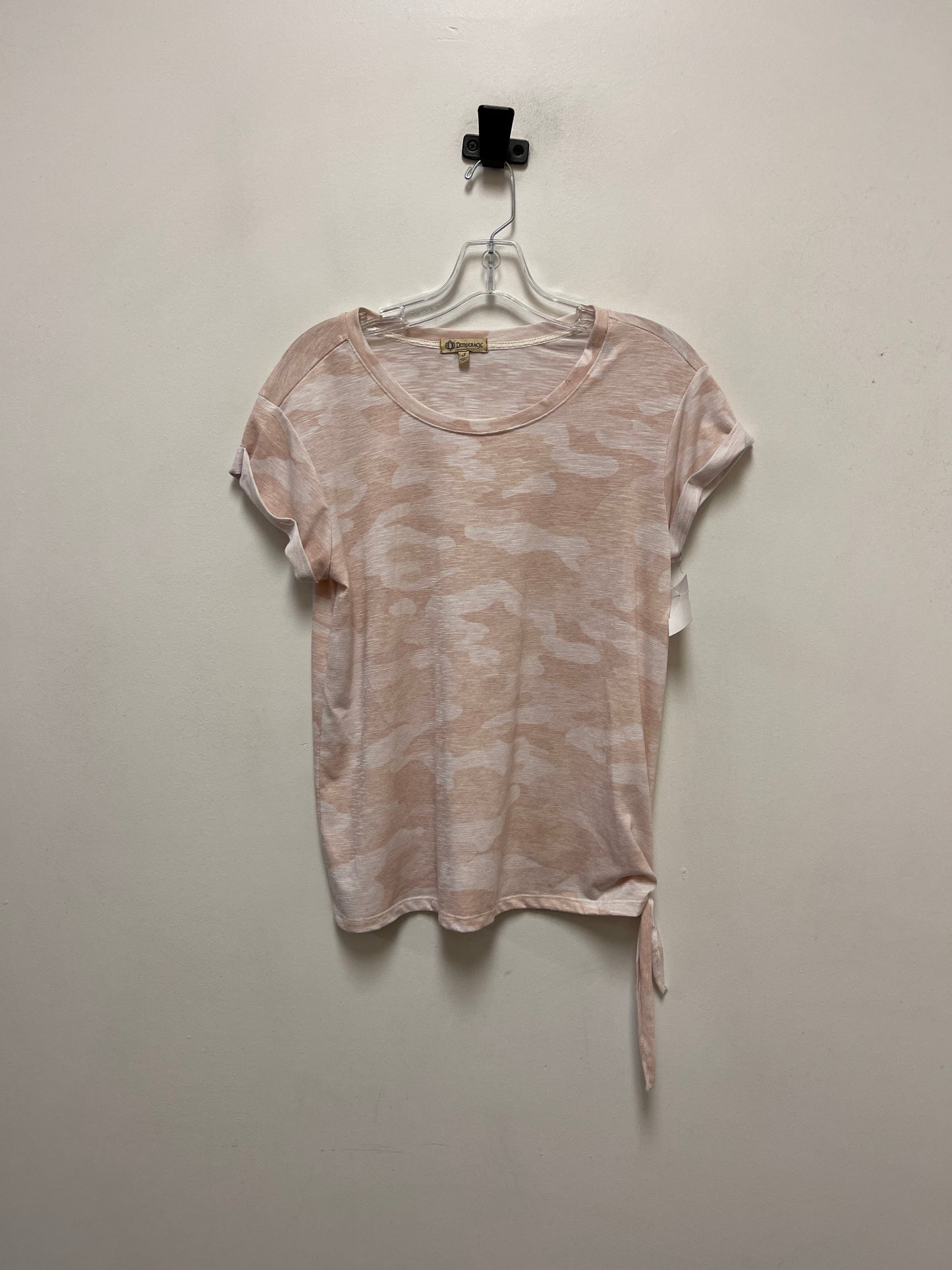 Top Short Sleeve By Democracy In Pink, Size: S