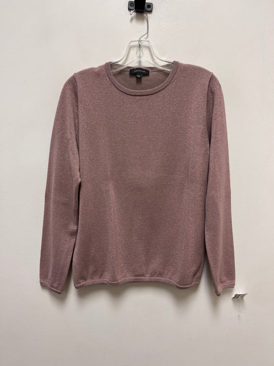 Top Long Sleeve By Ann Taylor In Pink, Size: L