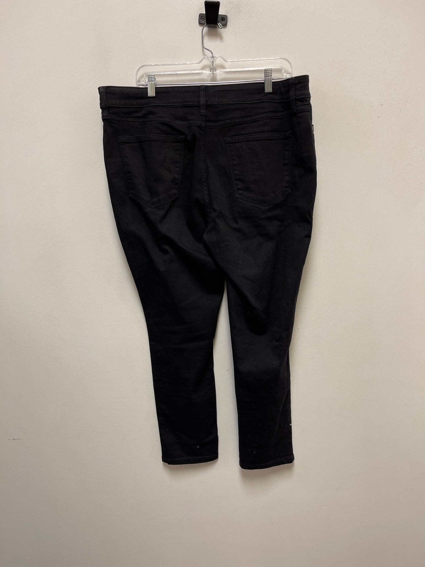 Jeans Skinny By St Johns Bay In Black, Size: 18