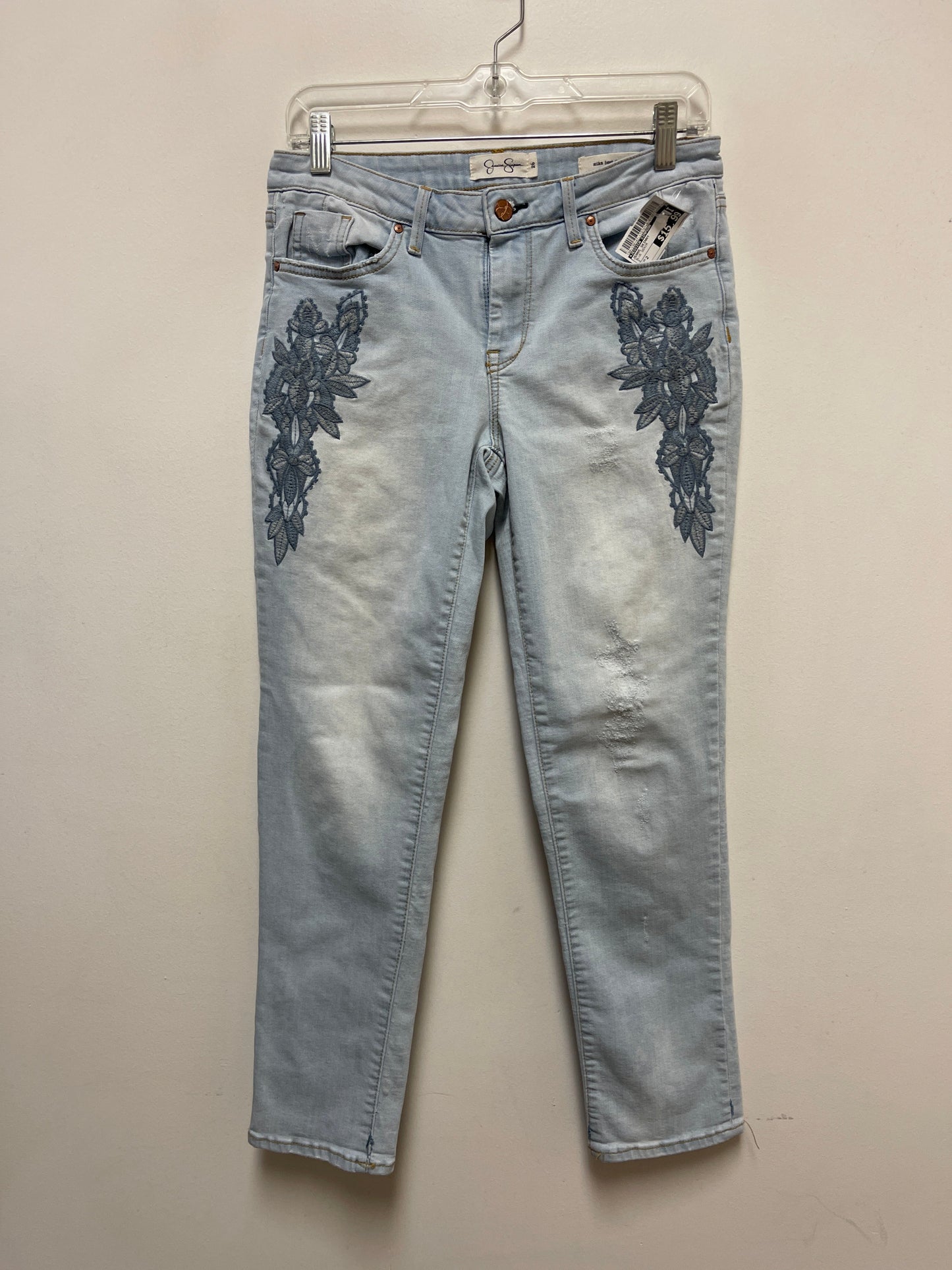 Jeans Skinny By Jessica Simpson In Blue Denim, Size: 2