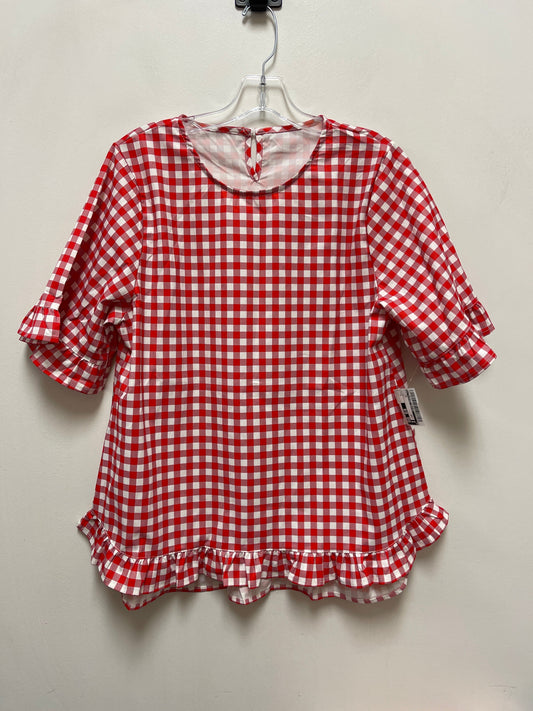 Top Short Sleeve By Clothes Mentor In Red, Size: S