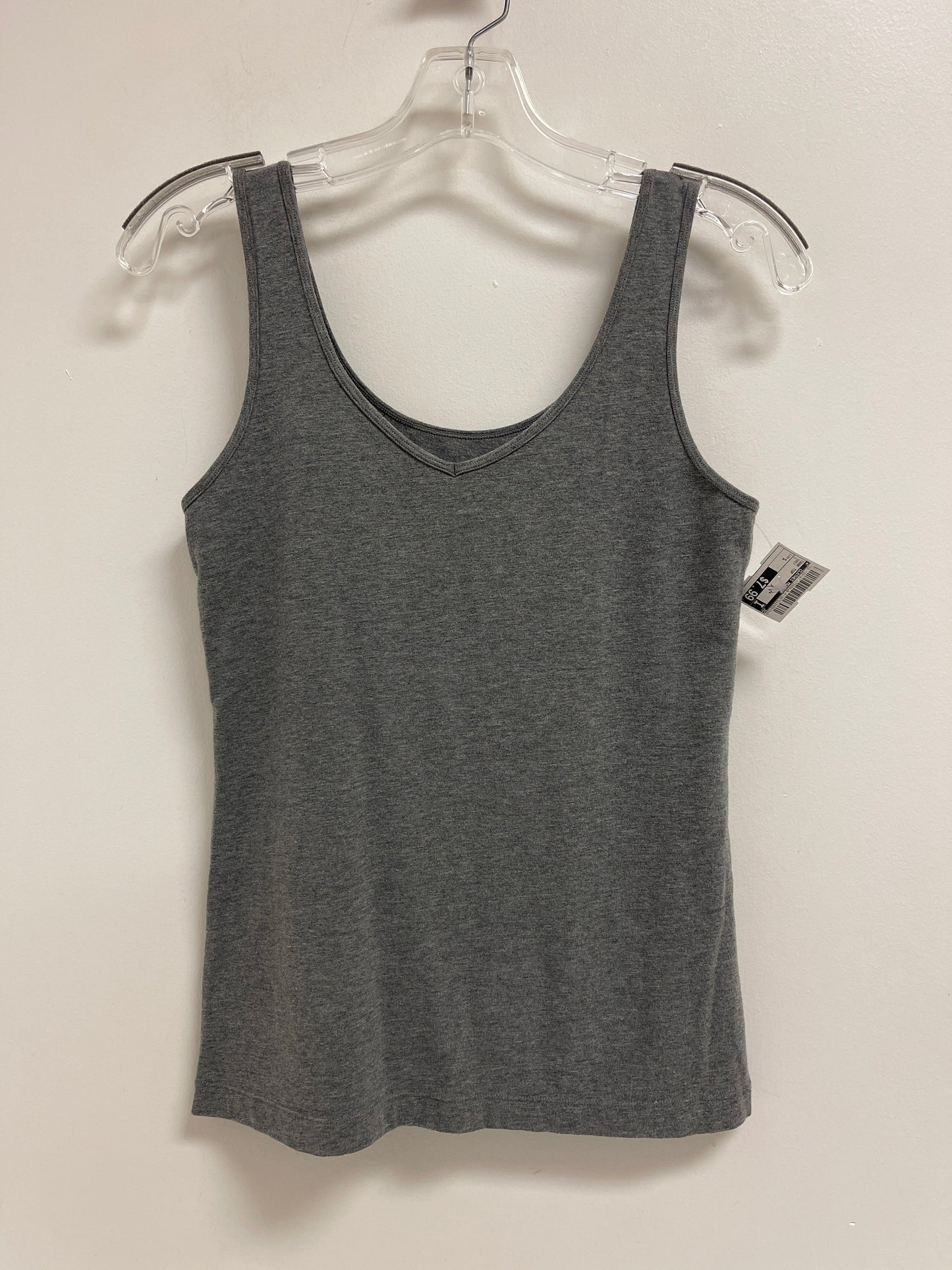 Tank Top By Clothes Mentor In Grey, Size: S