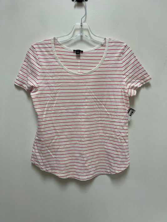 Top Short Sleeve By Ann Taylor In Red, Size: M