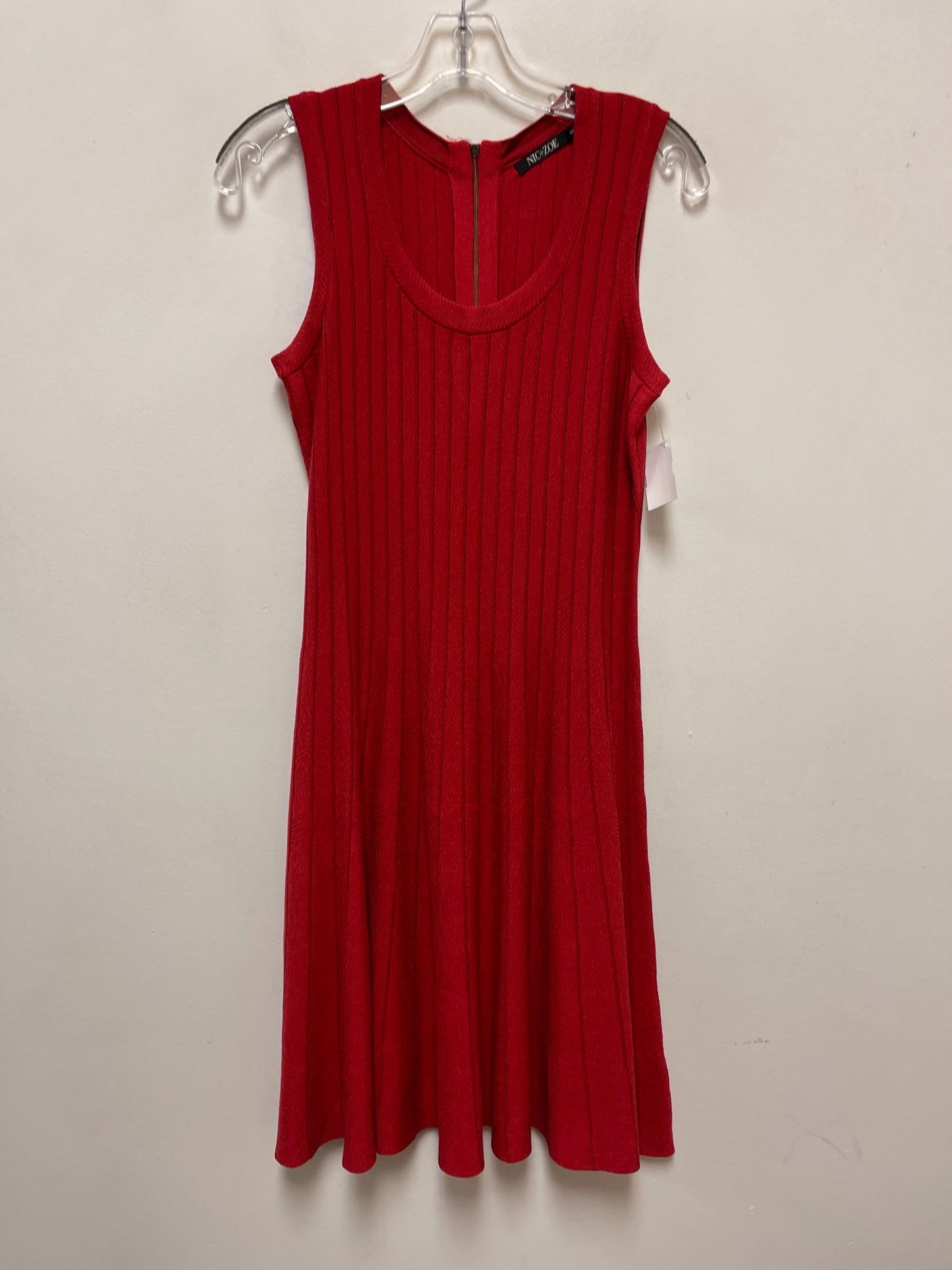 Dress Casual Midi By Nic + Zoe In Red, Size: S