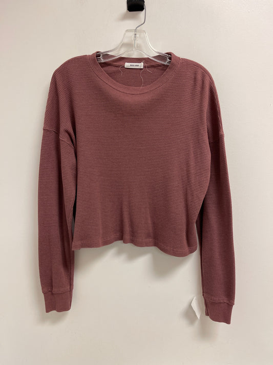 Top Long Sleeve By Clothes Mentor In Mauve, Size: M