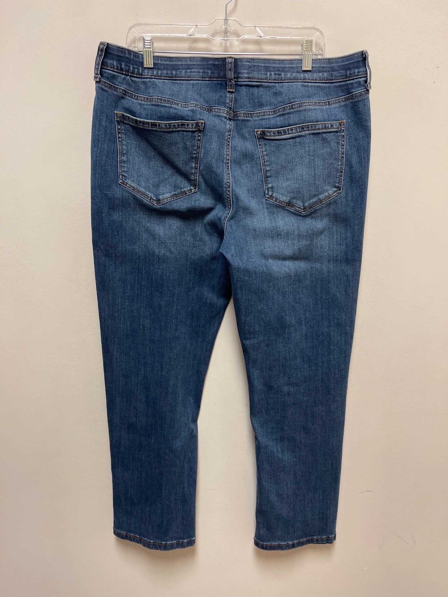 Jeans Straight By Sonoma In Blue Denim, Size: 16