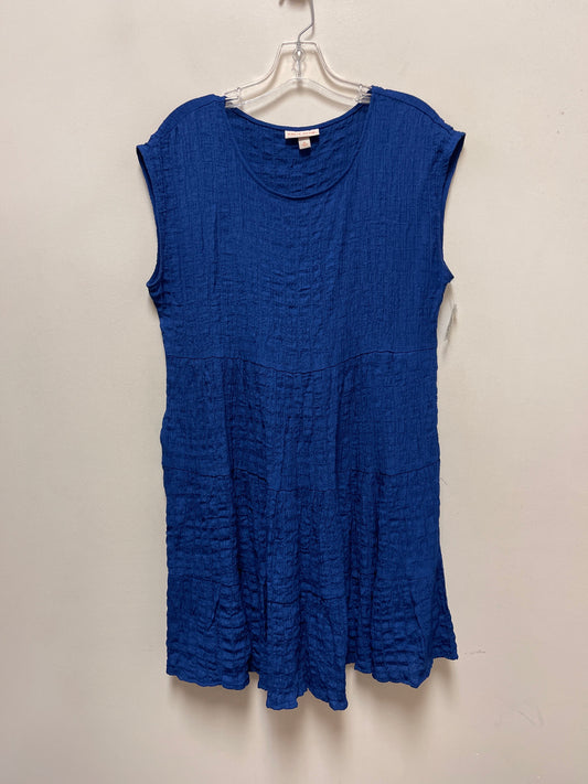 Dress Casual Short By Knox Rose In Blue, Size: M