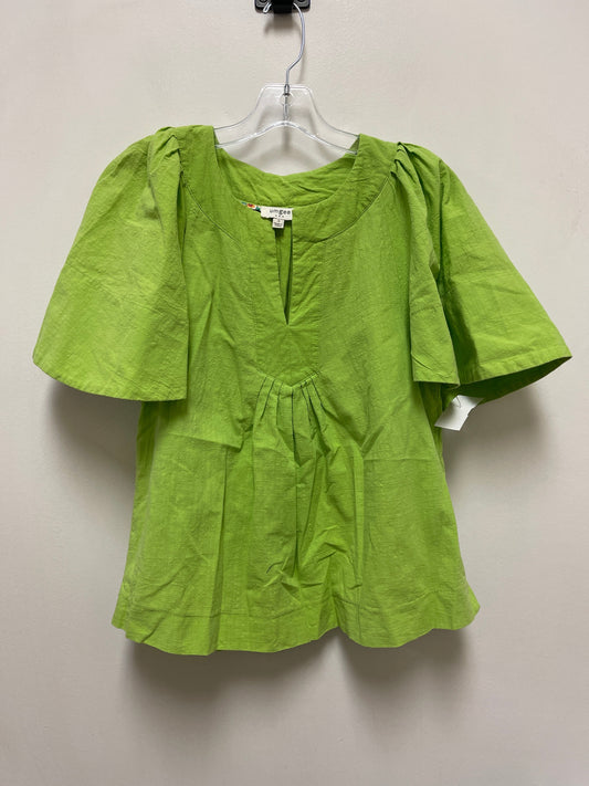 Top Short Sleeve By Umgee In Green, Size: S