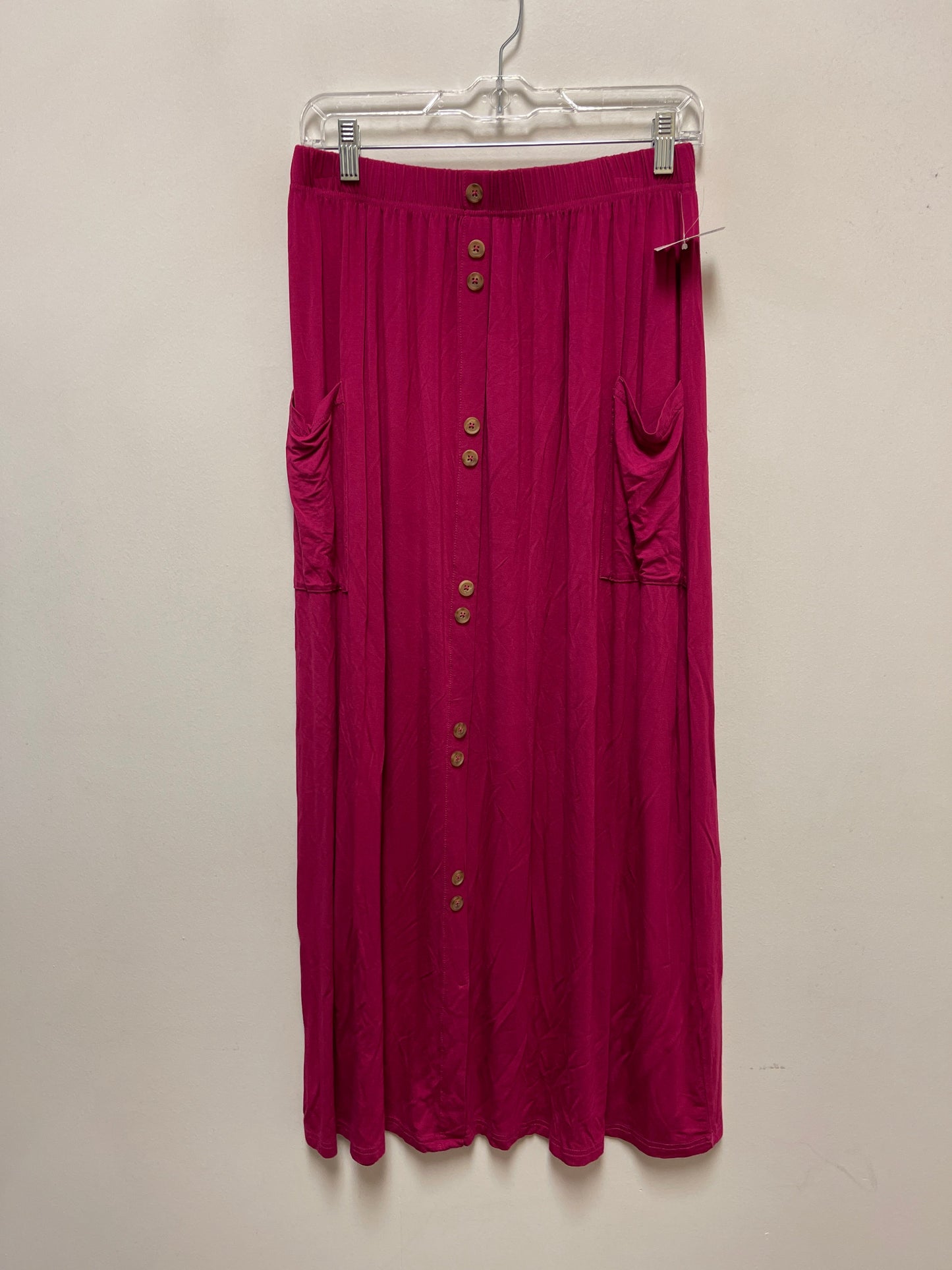 Skirt Maxi By Tickled Teal In Pink, Size: S