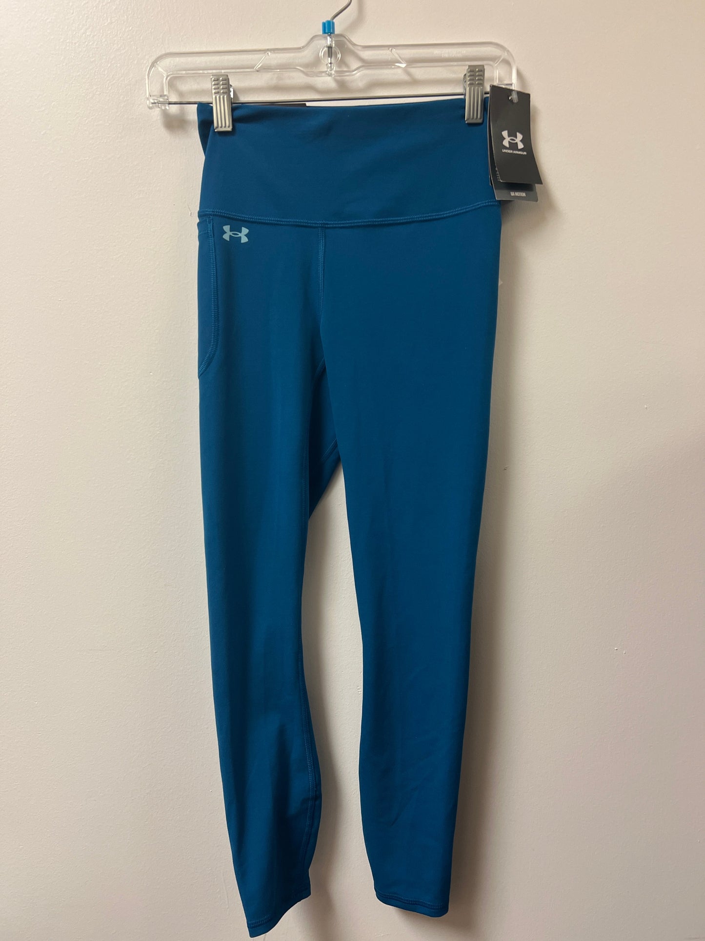 Athletic Leggings By Under Armour In Blue, Size: Xs