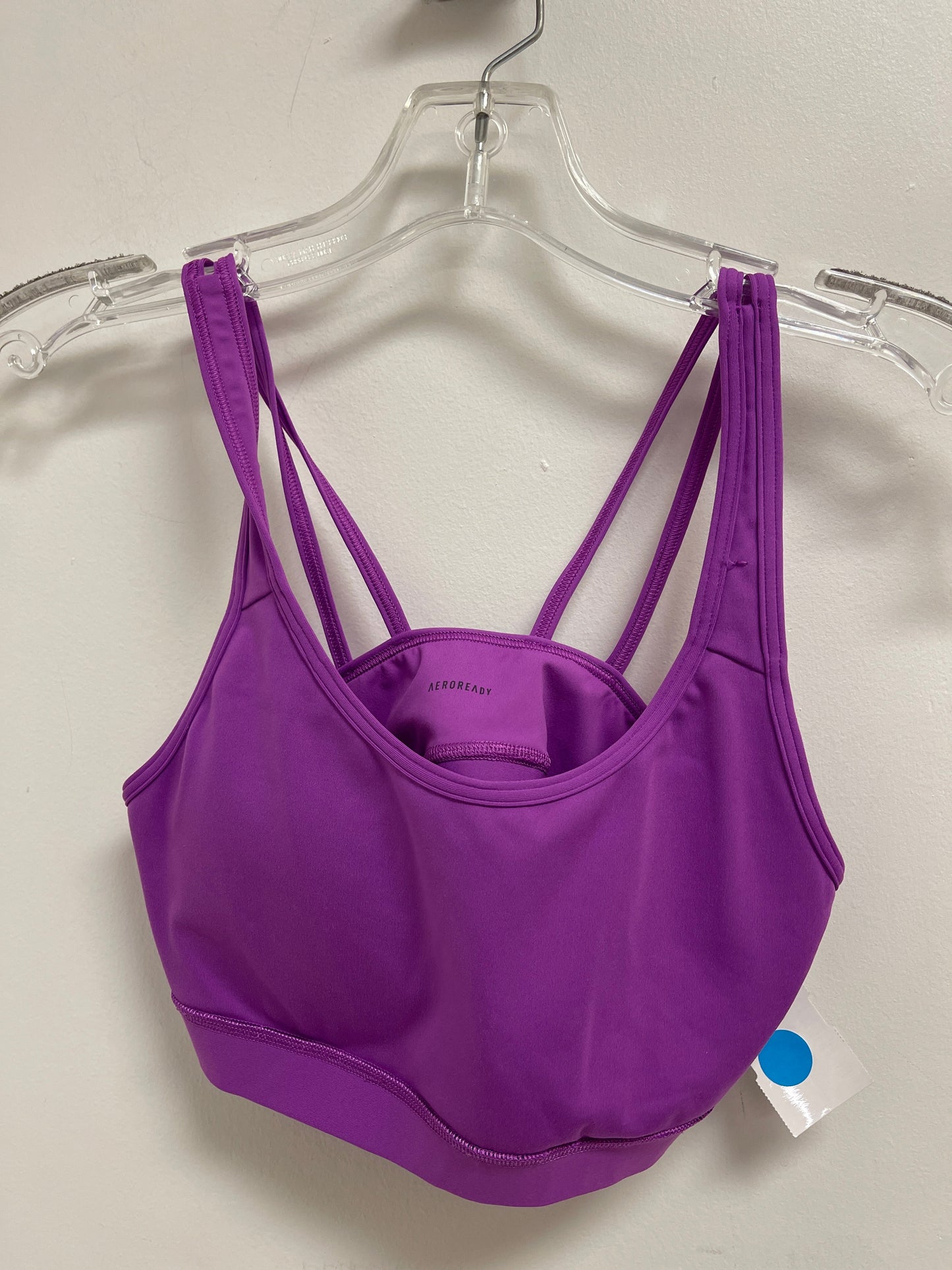 Athletic Bra By Adidas In Purple, Size: S