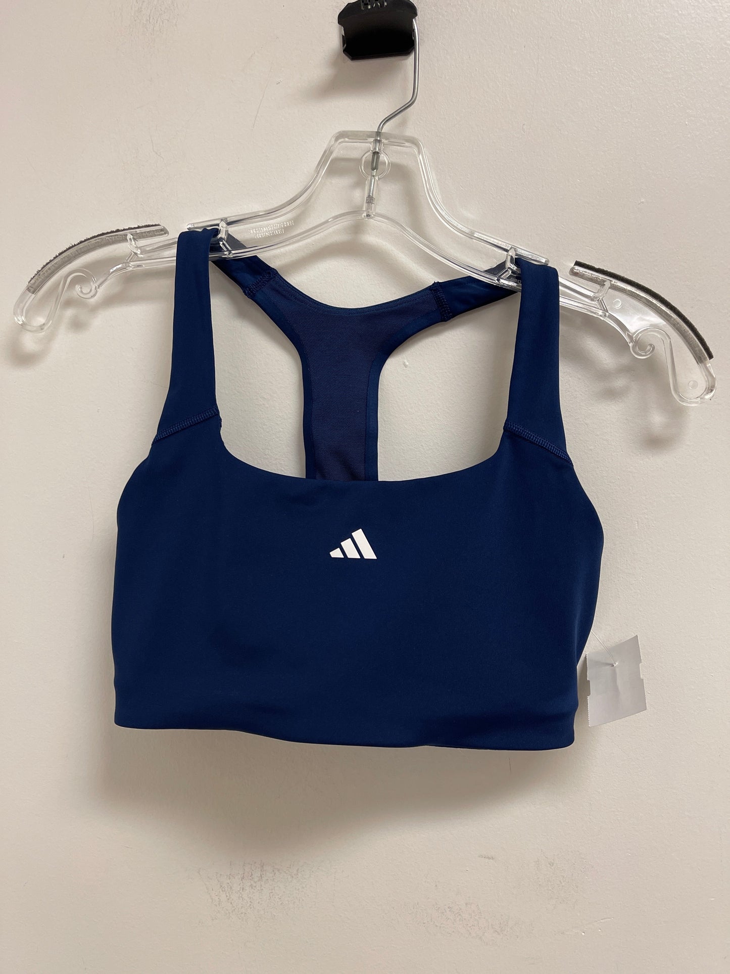 Athletic Bra By Adidas In Navy, Size: S