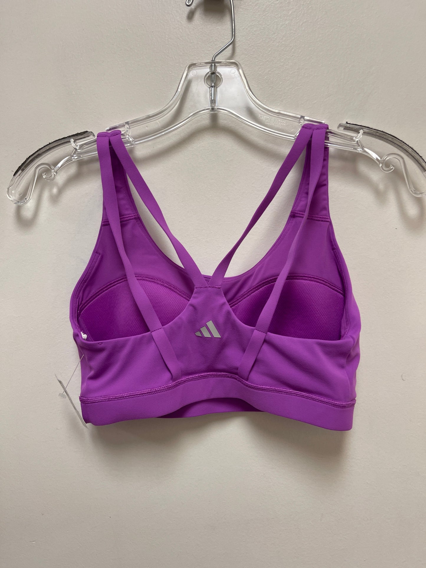 Athletic Bra By Adidas In Purple, Size: S