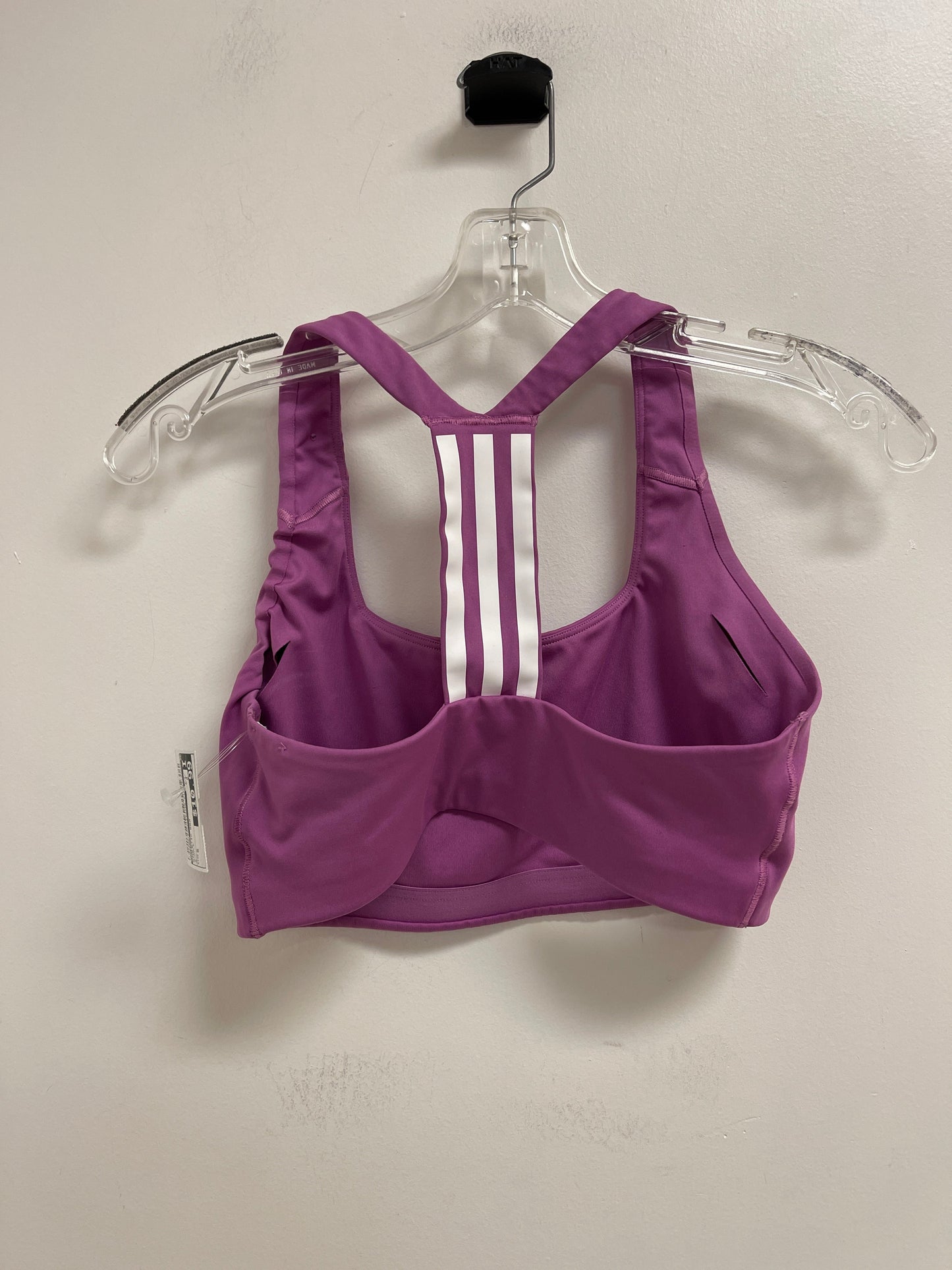 Athletic Bra By Adidas In Purple, Size: S