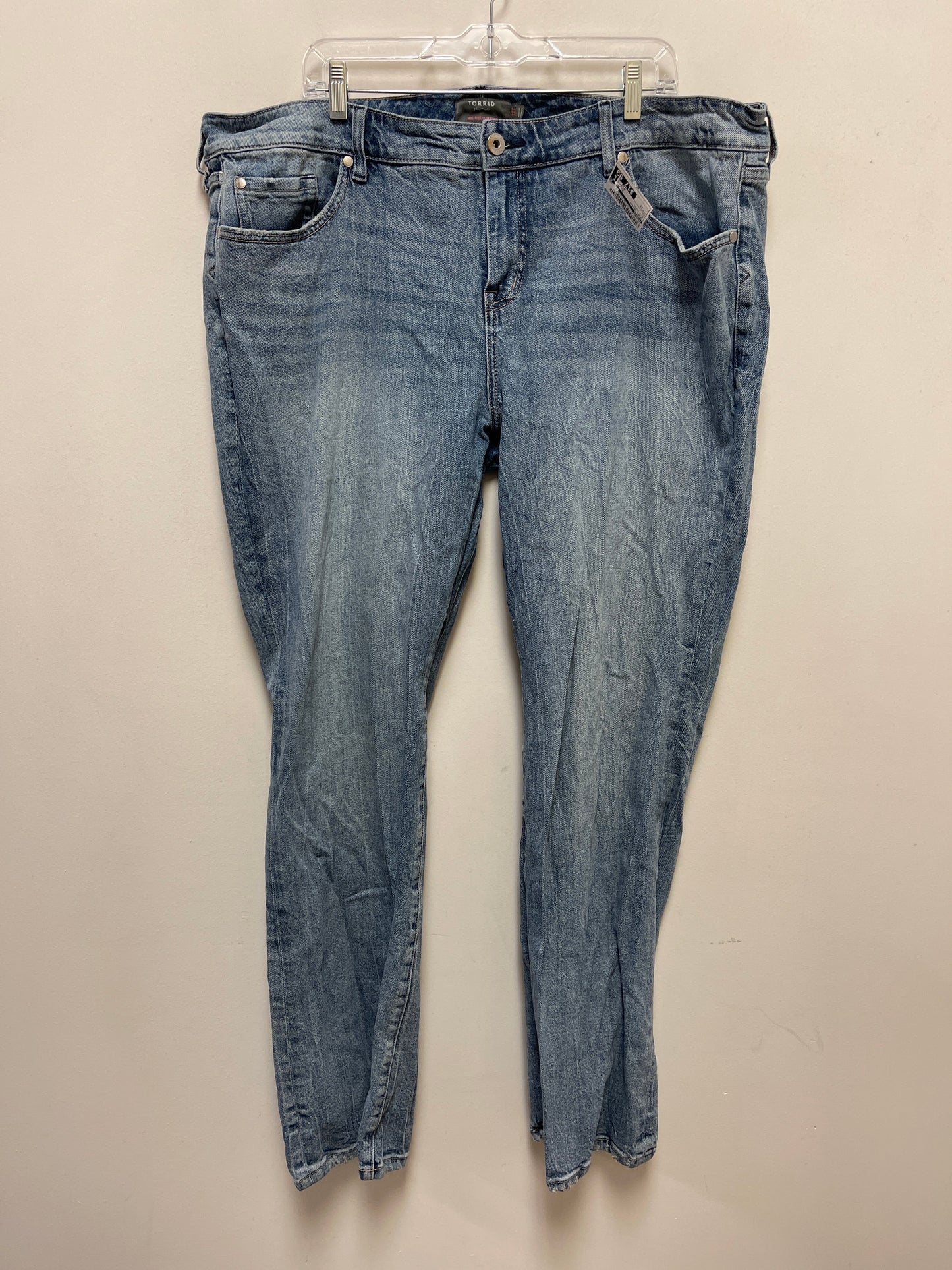 Jeans Skinny By Torrid In Blue Denim, Size: 22