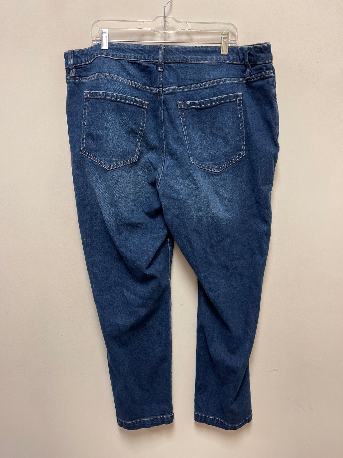 Jeans Straight By Lane Bryant In Blue Denim, Size: 22