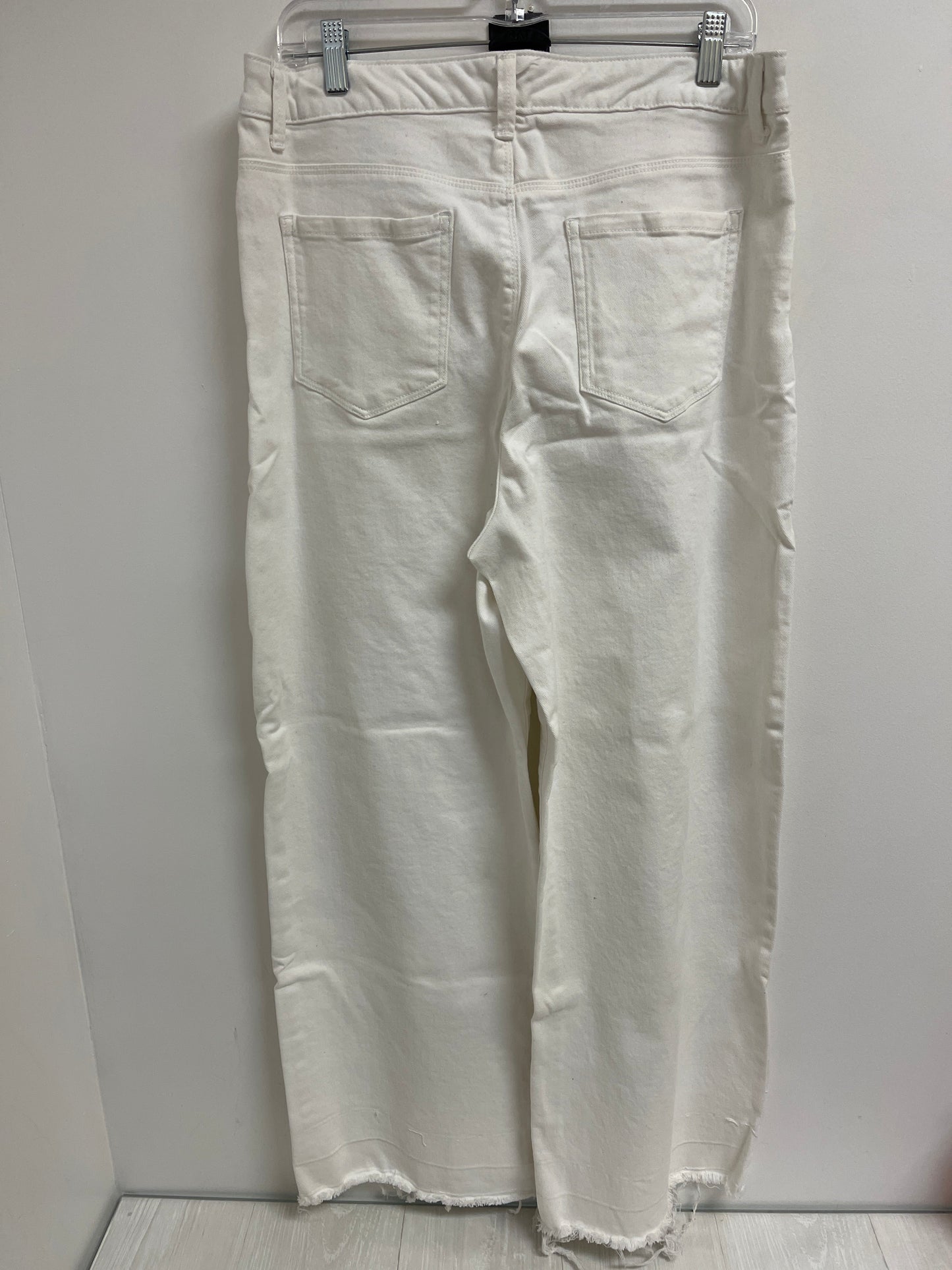 Jeans Wide Leg By Style And Company In White, Size: 12