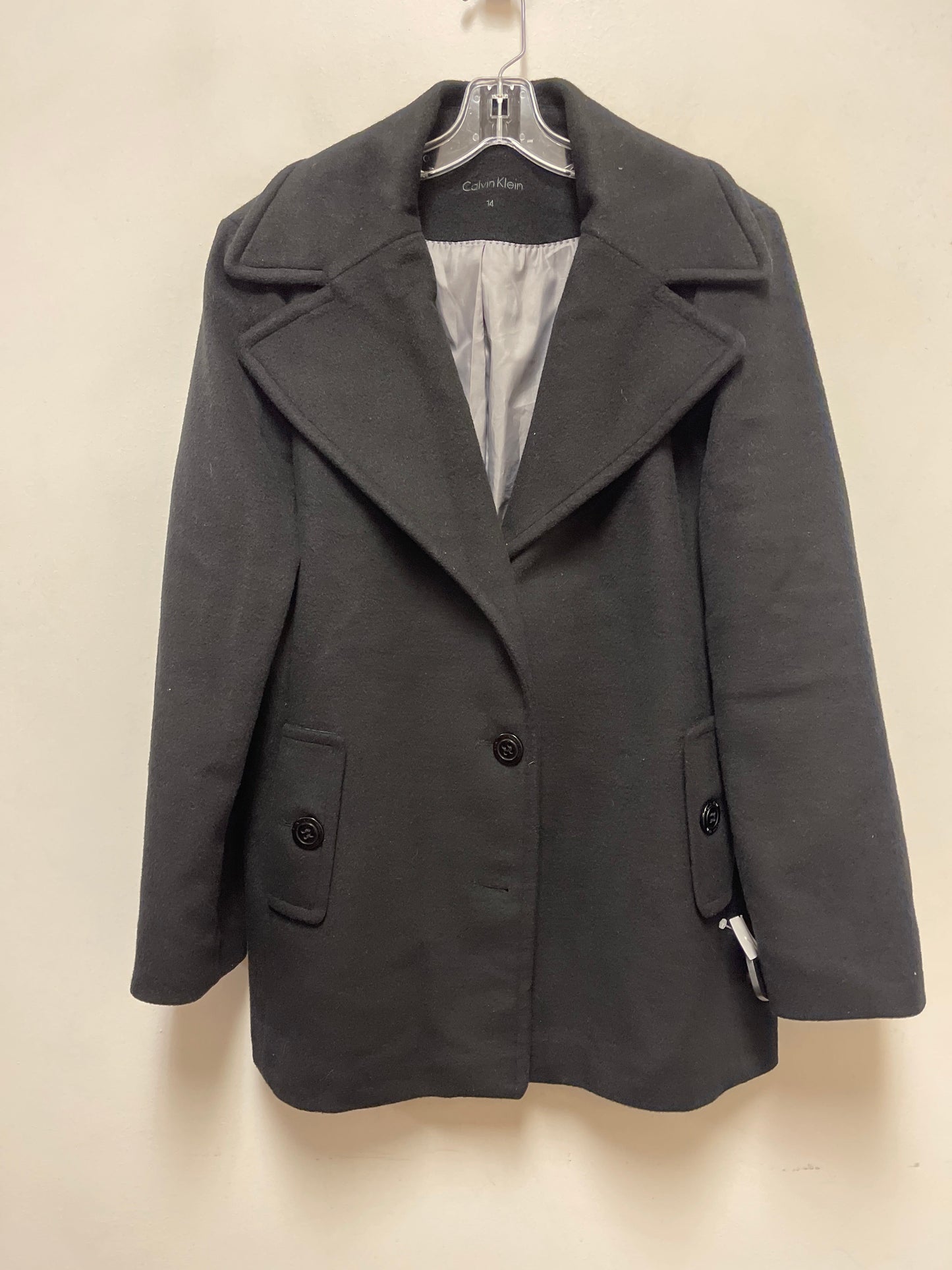 Coat Other By Calvin Klein In Black, Size: Xl