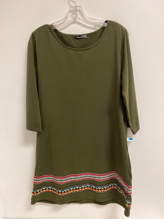 Dress Casual Short By Clothes Mentor In Green, Size: Xl