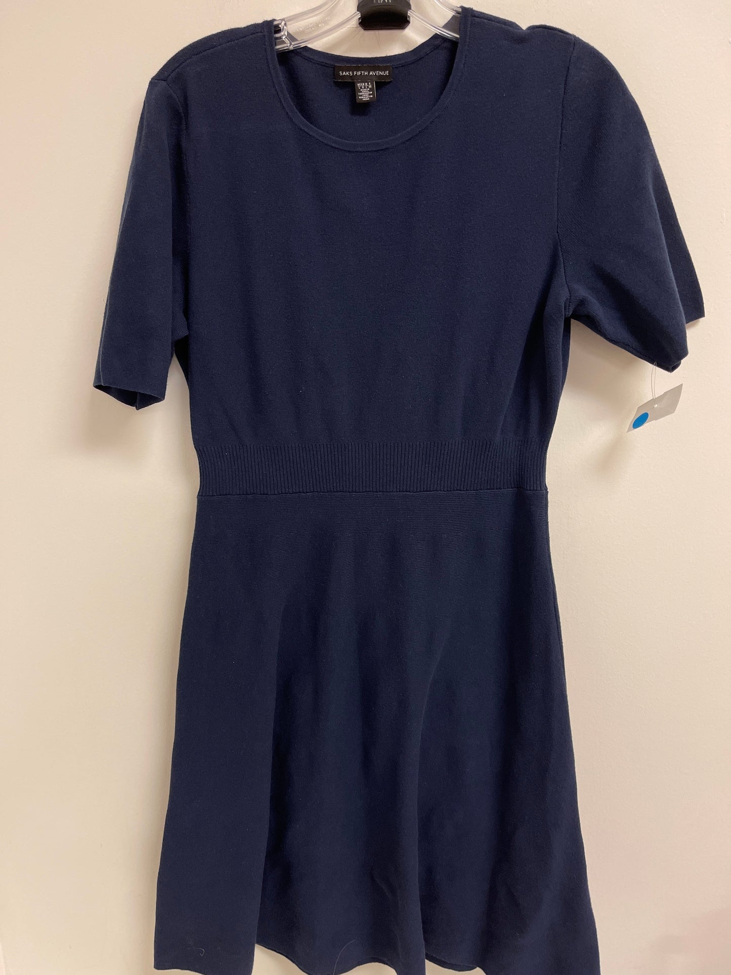 Dress Casual Short By Saks Fifth Avenue In Navy, Size: L