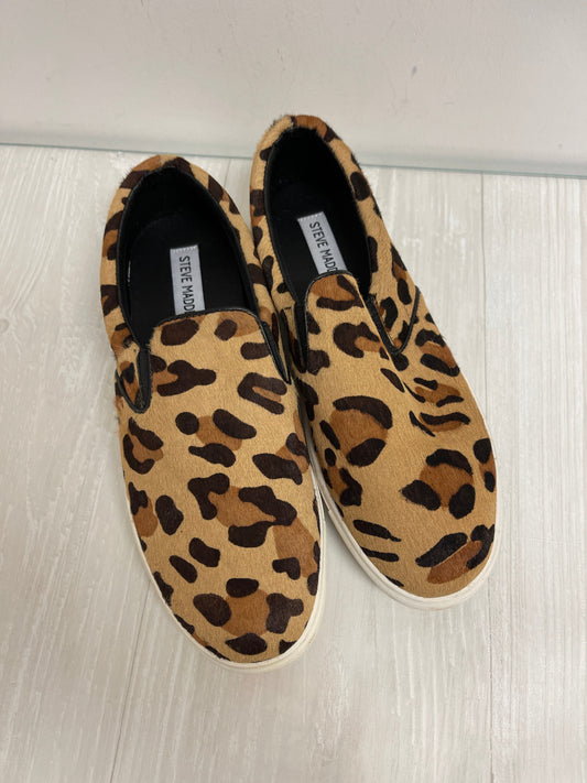 Shoes Flats By Steve Madden In Animal Print, Size: 8.5