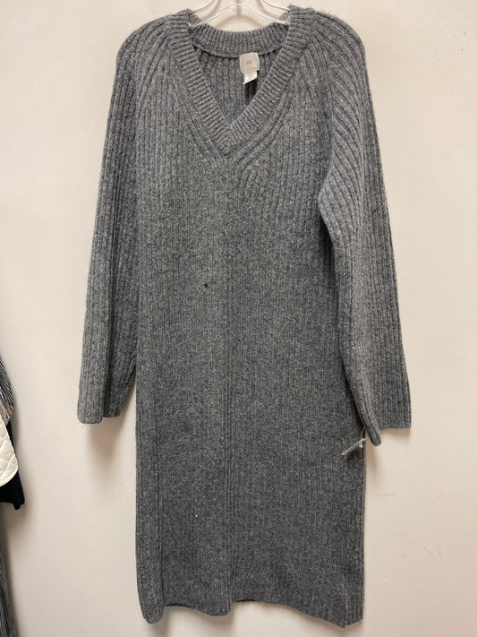 Dress Casual Maxi By H&m In Grey, Size: 2x