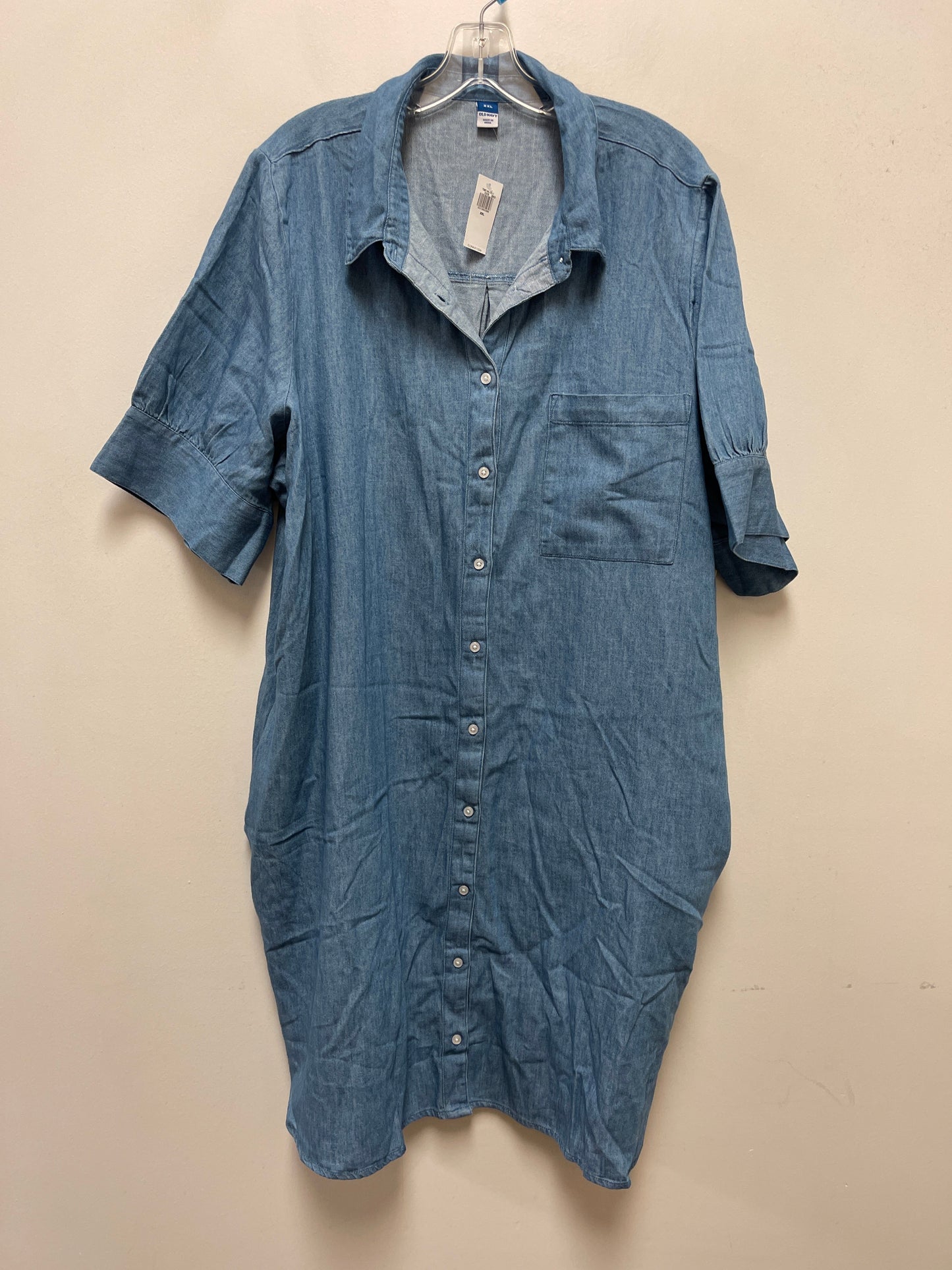 Dress Casual Short By Old Navy In Blue Denim, Size: 2x